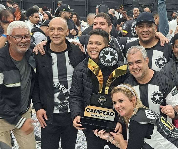 Botafogo já tem hino para estrear no Grupo Especial do Carnaval 2025!